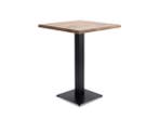 Veiling - Bartafel Horeca 80x80 cm vierkant - hout - poot me, Nieuw