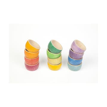 Grapat houten speelbakjes regenboog van €37,99 voor €34,19, Ophalen of Verzenden, Nieuw