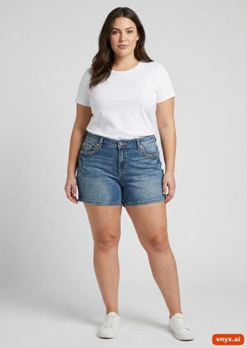 Earl Jean Korte broeken Dames maat WW33 / L32 Blauw Vintage, Kleding | Dames, Broeken en Pantalons, Ophalen of Verzenden, Nieuw