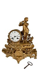 Pendule - Zinklegering, Messing - 1850-1900