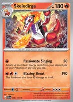 Skeledirge 038/198 holo Scarlet en Violet, Ophalen of Verzenden, Nieuw, Losse kaart, Foil