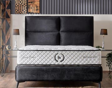 UITVERKOOP! Opberg boxspring 180 x 200 Eric Kuster 31cm DIK, Verzenden, Eric Kuster, 200 cm, Nieuw