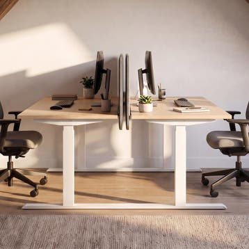*WOONWINKEL* Dubbel Bureau In Hoogte Verstelbaar, Huis en Inrichting, Verzenden, Nieuw