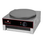 Crêpe bakapparaat | 3kW | plaat Ø40cm uit gietijzer met, Verzenden, Nieuw in verpakking