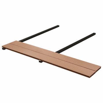 vidaXL Terrasplank 30 st Bruin WPC, Verzenden, Nieuw