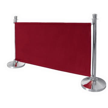 canvas afzetdoek | rood | Inclusief bevestigingskit | 70(..., Verzenden, Nieuw in verpakking