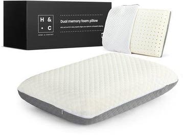 2dekans | Antibacterieel Dual Memory Foam Hoofdkussen -, Huis en Inrichting, Slaapkamer | Beddengoed, Ophalen of Verzenden, Zo goed als nieuw