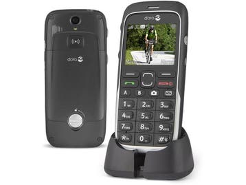 Doro PhoneEasy 520X - 3G - 3Mpx camera - Zwart, Verzenden, Zo goed als nieuw