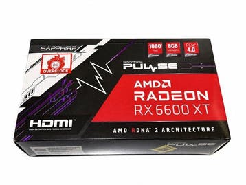 Sapphire PULSE AMD Radeon RX 6600 XT 8 GB GDDR6 GPU -, Nieuw