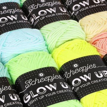 Scheepjes Glow Up Colour Pack - 10 kleuren x 25 gram - Glo, Ophalen of Verzenden, Nieuw