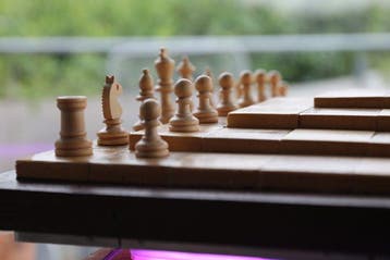 Eigener Entwurf und Herstellung in Handarbeit - Schaakspel -
