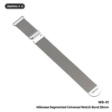 Remax WB-01 - Horlogebandje 22mm - Milanees - Tarnish, Ophalen of Verzenden, Nieuw, Remax