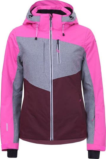 Icepeak Calion -34 - Dames Ski jas - Roze/Grijs, Verzenden, Nieuw