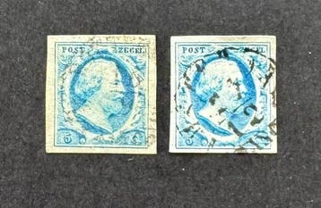 Nederland 1852 - Koning Willem III met halfrondstempels -, Gestempeld