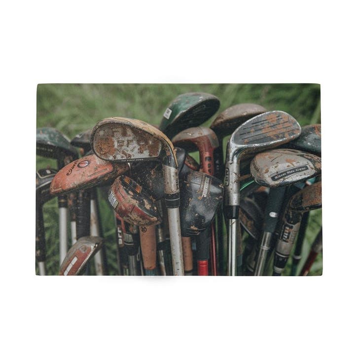 Deurmat Golf clubs 75x50cm, Tuin en Terras, Deurmatten, Verzenden