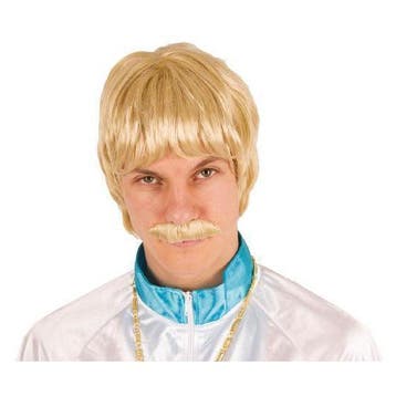 Blonde pornoster herenpruik - Herenpruiken, Ophalen of Verzenden, Nieuw