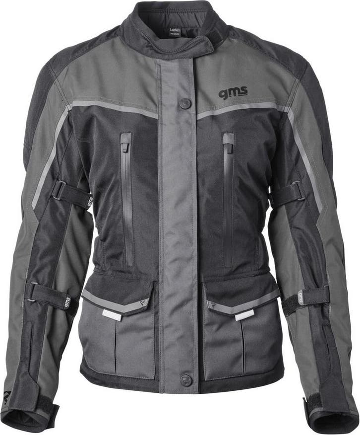 gms Twister Neo Dames Zwart Grijs Waterdichte Textiele, Motoren, Kleding | Motorkleding, Dames, Nieuw met kaartje, Jas | textiel
