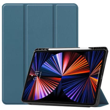 Book case iPad Pro 12.9 (2022/2021/2020/2018) groen, Verzenden, Nieuw