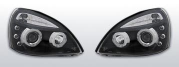 Koplampen Angel Eyes | geschikt voor Renault Clio 2 2001-200, Verzenden, Nieuw, Renault
