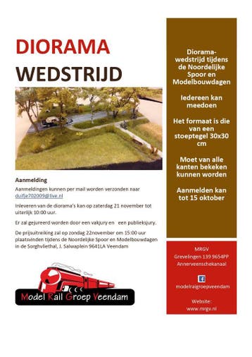Veendam Noordelijke spoor en modelbouwdagen 21 en 22 NOV., Nieuw