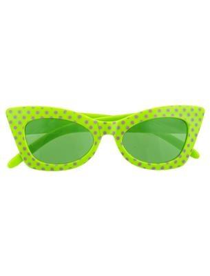 Rock n Roll Bril Fluor Groen, Ophalen of Verzenden, Nieuw