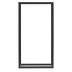 Stalen brandhout rek houtopslag 75x150x25 cm zwart, Tuin en Terras, Haardhout, Verzenden