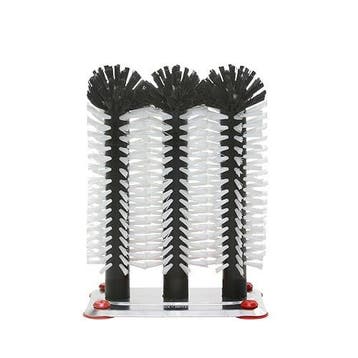 Spoelborstel set |  aluminium voet | 25 cm (Hoogte), Verzenden