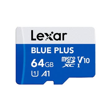Lexar 64GB Micro SD Blue Plus 100MB/s geheugen met garantie, Ophalen of Verzenden, Gebruikt