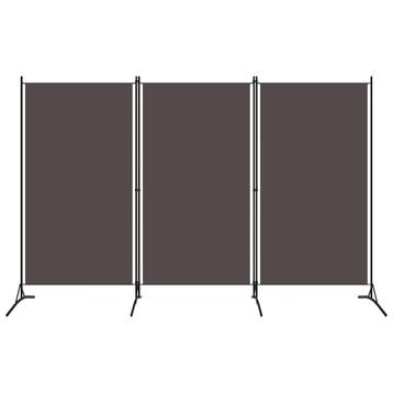 vidaXL Kamerscherm met 3 panelen 260x180 cm antraciet, Huis en Inrichting, Verzenden, Nieuw