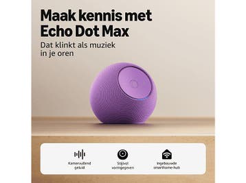 Amazon -  Echo Dot Max (2025 Release) Smart Speaker  - Paars, Verzenden, Nieuw, Slimme speaker, Overige merken