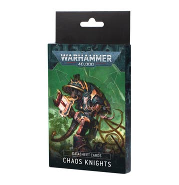 Chaos Knights Datasheet cards (Warhammer Age of Sigmar, Hobby en Vrije tijd, Wargaming, Ophalen of Verzenden, Nieuw