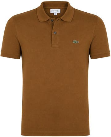 Lacoste Polo Brown maat L Heren, Kleding | Heren, Maat 52/54 (L), Bruin, Verzenden, Lacoste