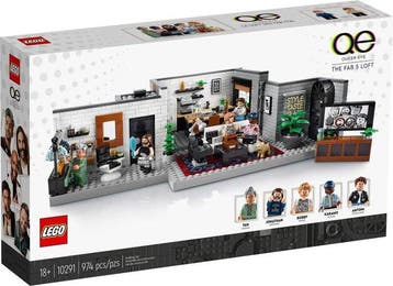 Lego Set - 10291 - Icons - Queer Eye: The Fab 5 Loft, Nieuw