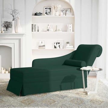 vidaXL Chaise longue met bolster&rechterarmleuning fluweel, Verzenden, Nieuw