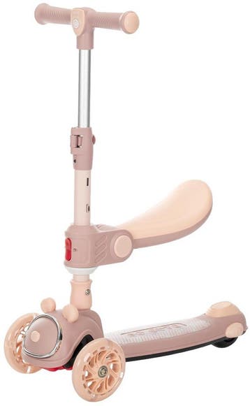 Lorelli Swiftie Beige Kinderstep/Loopfiets met Licht en, Kinderen en Baby's, Speelgoed | Buiten | Voertuigen en Loopfietsen, Verzenden