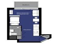 Studio Waldorpstraat in Den Haag, Huizen en Kamers, Huizen te huur, Overige soorten, Zuid-Holland