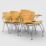 6x Vintage Kimball Bingo eetkamerstoelen, Nieuw