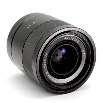 Sony E 24mm f/1.8 ZA ZEISS Vario-Sonnar T* + zonnekap Prime, Nieuw