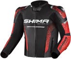 SHIMA STR 2.0 Zwart Rood Leren Motorjas, Nieuw met kaartje, Jas | textiel, SHIMA, Heren