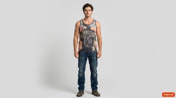 Free Style T-shirts Heren maat L Black with orange/bleach, Ophalen of Verzenden, Nieuw