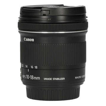 Canon EF-S 10-18mm f/4.5-5.6 IS STM met garantie, Ophalen of Verzenden, Gebruikt