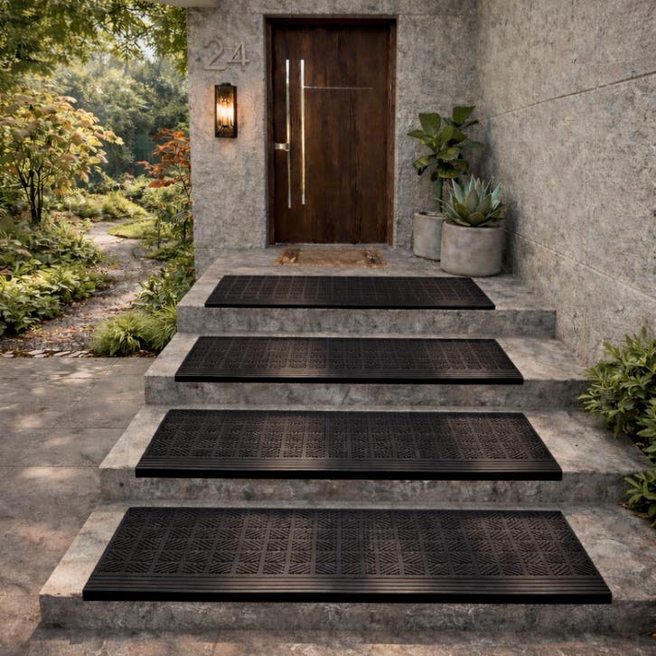 Trapmat XL - Rubber - 30 x 120 cm, Doe-het-zelf en Verbouw, Ladders en Trappen, Verzenden