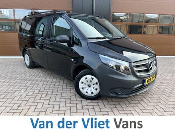 Zakelijke Lease |  Mercedes-Benz Vito 110 CDI 102pk E6 Lang, Gebruikt, Euro 6, Zwart, Mercedes-Benz