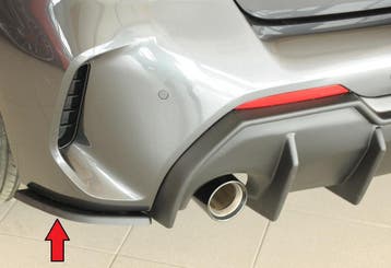 Achterspoilerzwaard | geschikt voor BMW | 1-serie 19- 5d hat, Verzenden, Nieuw, BMW