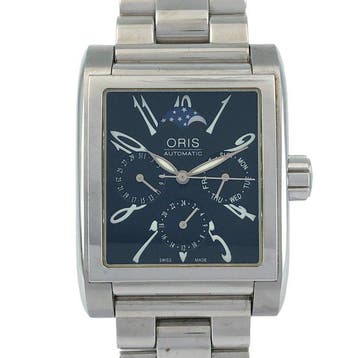 Oris - Miles Rectangular Complication Moonphase - 7528 -, Sieraden, Tassen en Uiterlijk, Nieuw