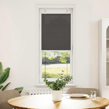 vidaXL Plissé rolgordijn 50x150 cm stofbreedte 49,4 cm, Verzenden, Nieuw, Zwart