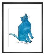 Andy Warhol - “One Blue Pussy, 1954”.
