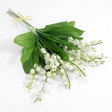 Lelietje van Dalen White Zijdenbloem Bundel 32 cm, Ophalen of Verzenden, Nieuw