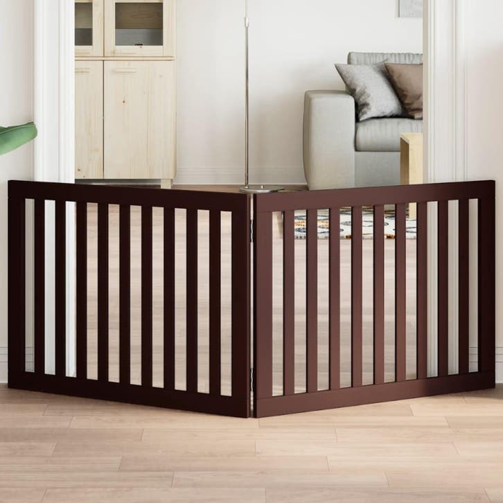 vidaXL Hondenhek inklapbaar 2 panelen 160 cm populierenhout, Dieren en Toebehoren, Honden-accessoires, Nieuw, Verzenden