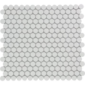 Wand Mozaïek Tegels Factory Keramiek Wit - Matje 31,5x29,4c, Nieuw, Ophalen of Verzenden, 20 tot 40 cm, 10 m² of meer
